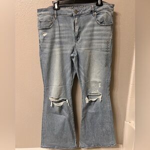 American Eagle Next Level Stretch - flair leg